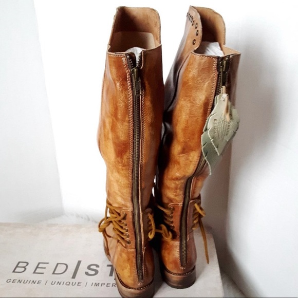 NWT Bed Stu Cobbler Loxley Leather Knee High Boots Size 6.5 - Picture 3 of 8